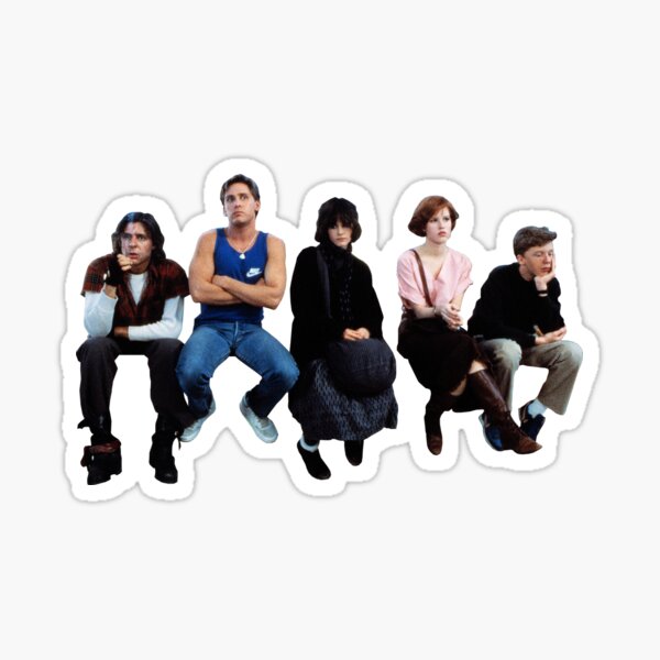 The Breakfast Club - Brat Pack Sticker