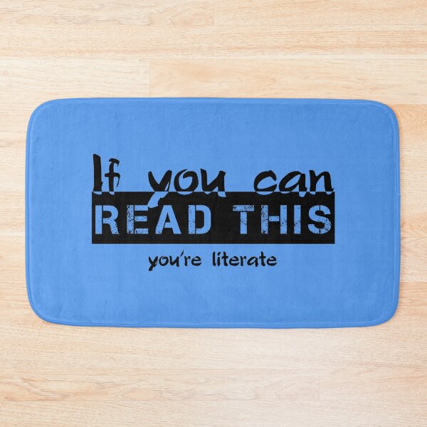 Item preview, If you can read this - you're literate (black) designed and sold by SolidEarthArt.