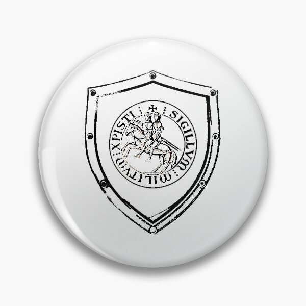 Item preview, Templar seal on the shield designed and sold by MDMDO.