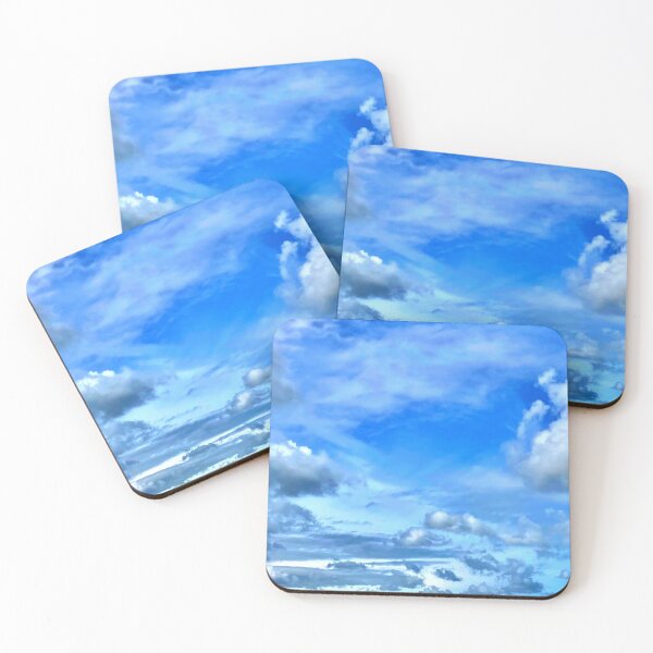 Item preview, Blue sky with clouds designed and sold by GingerCatCo.