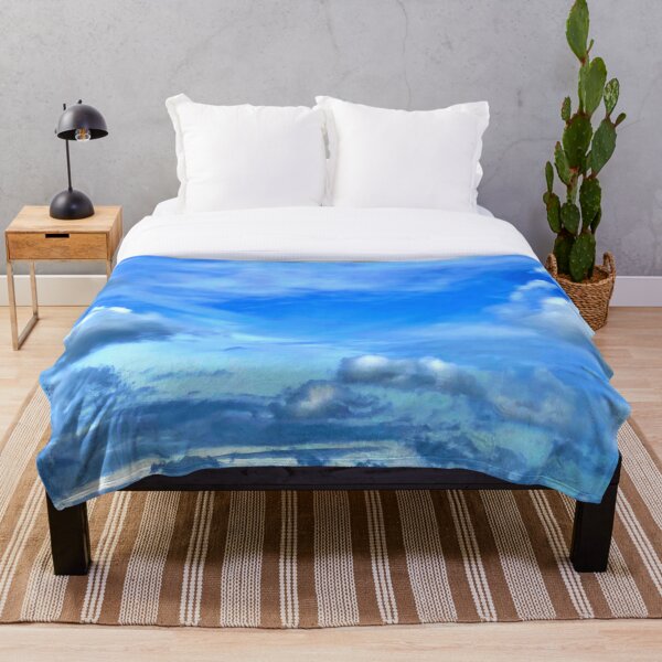 Item preview, Blue sky with clouds designed and sold by GingerCatCo.