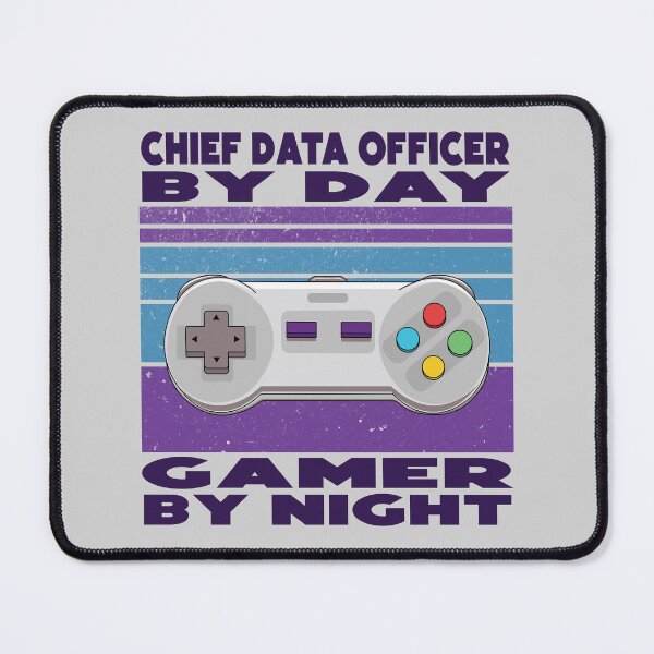 Item preview, Chief data officer by day gamer by night, dark text, funny games lovers chief data officer job, I love data, data geek designed and sold by SGS-.