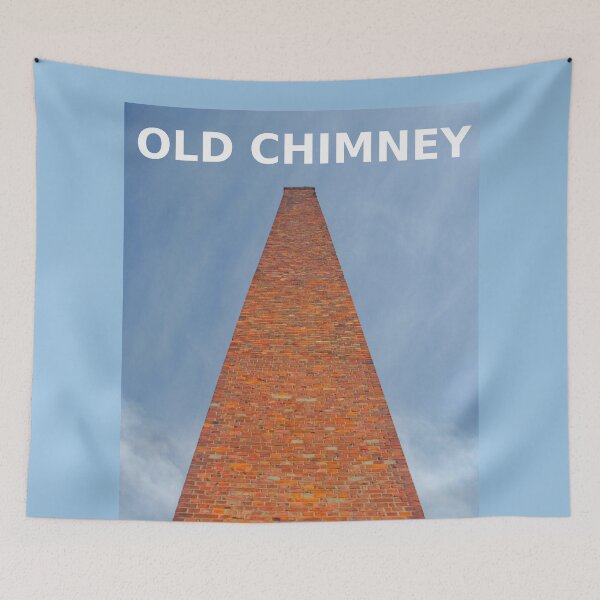 Item preview, Old chimney, white letters designed and sold by AIfun135.