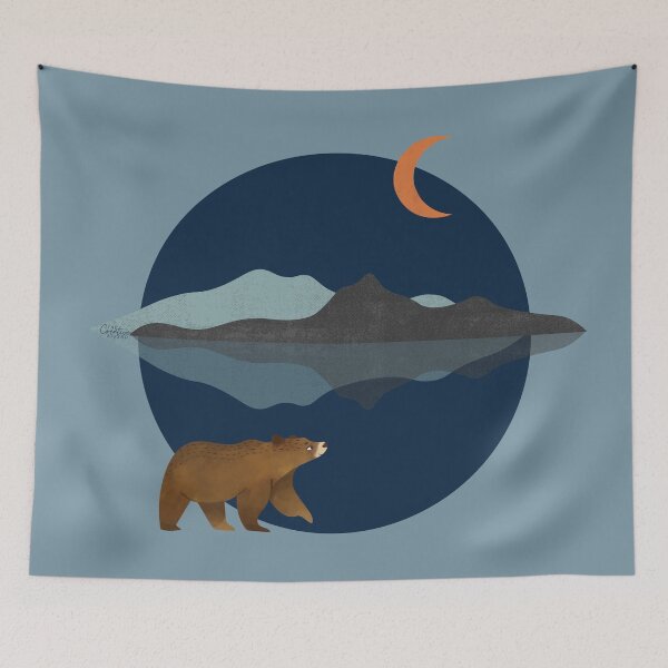 Item preview, Adventure time with a curious bear. designed and sold by CreativeStrand.