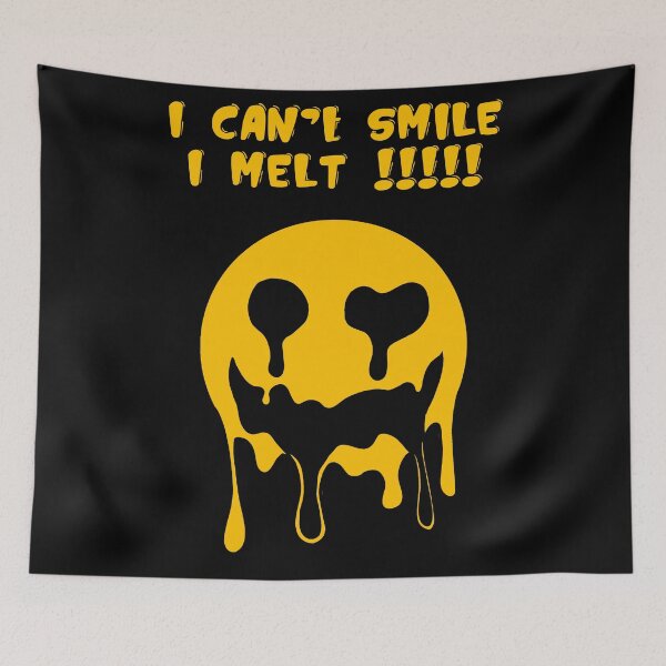 Item preview, Melting smiley face designed and sold by Astralia.