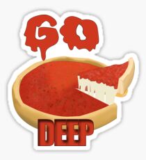 Go Deep Dish Sticker