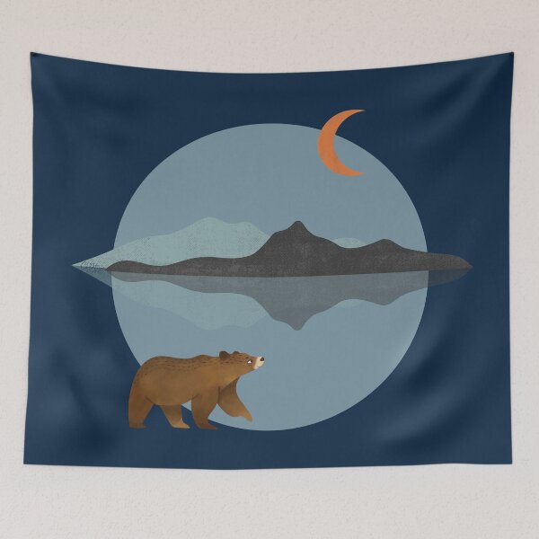 Item preview, Adventure time with a curious bear. designed and sold by CreativeStrand.