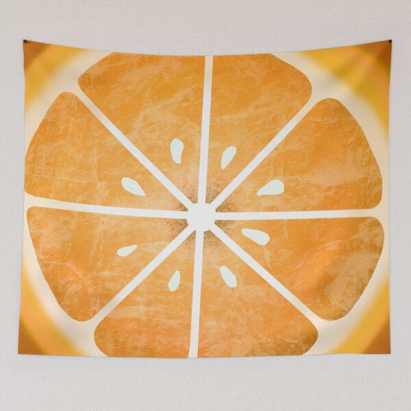 Item preview, Orange slice  designed and sold by GingerCatCo.
