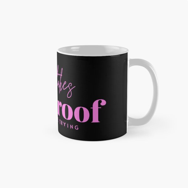 Item preview, Mistakes Are Proof That You Are Trying | Inspirational Quote | Motivational Quote | Pink Script designed and sold by campingforge.