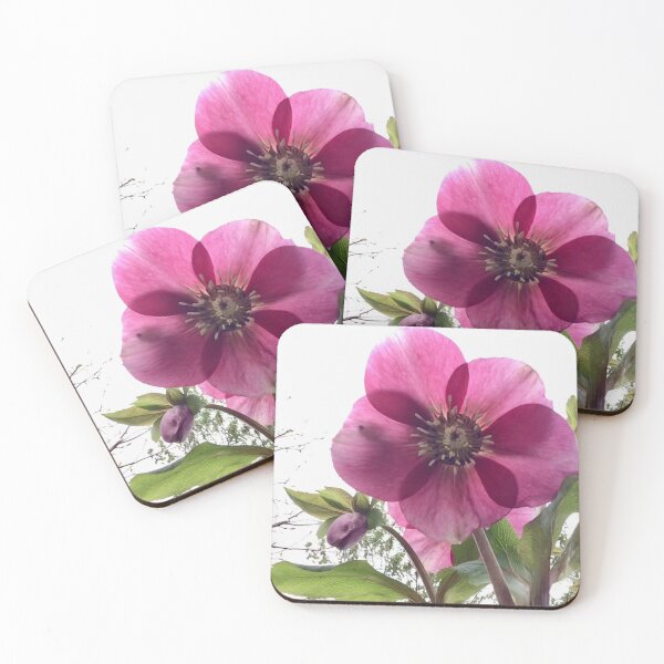 Item preview, Pink flower designed and sold by GingerCatCo.