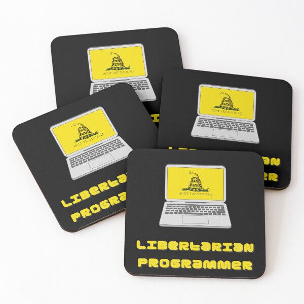 Item preview, Libertarian programmer - Let me be left alone designed and sold by themkat.
