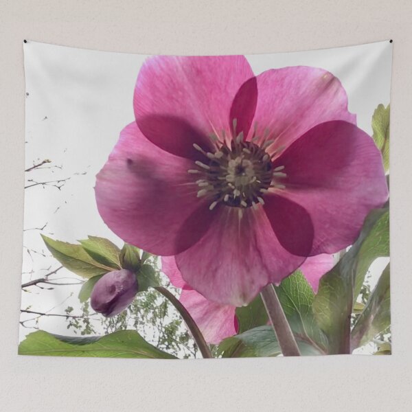 Item preview, Pink flower designed and sold by GingerCatCo.