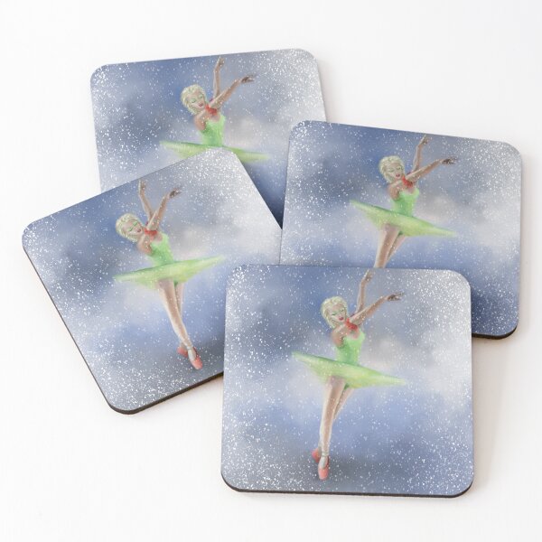 Item preview, Ballet dancer in the snow designed and sold by GingerCatCo.
