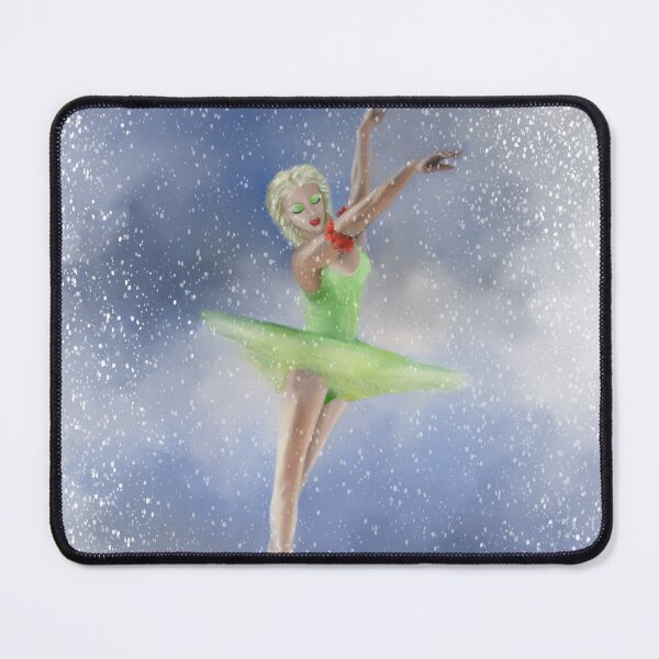 Item preview, Ballet dancer in the snow designed and sold by GingerCatCo.