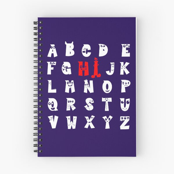 Item preview, HI Alphabet Funny cute monsters ABC Begin to learn Kids designed and sold by FLASHOP.