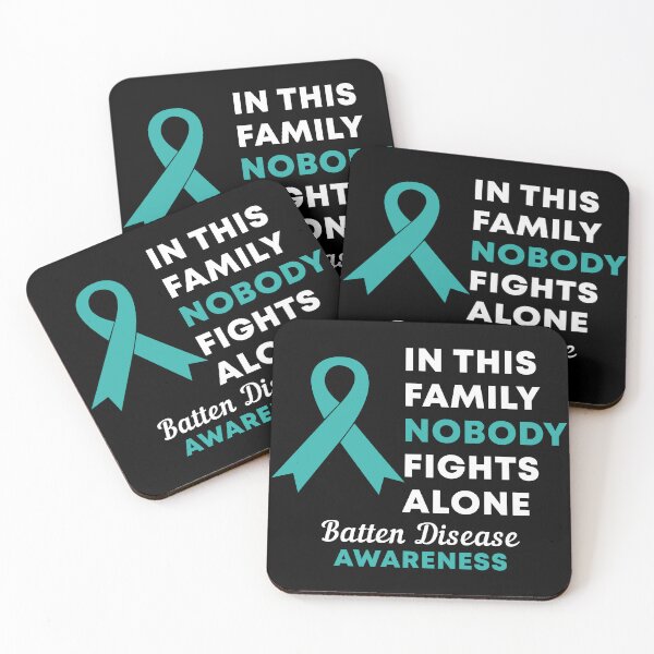 Item preview, In This Family Nobody Fights Alone Batten Disease Awareness designed and sold by Color-Sparkle.