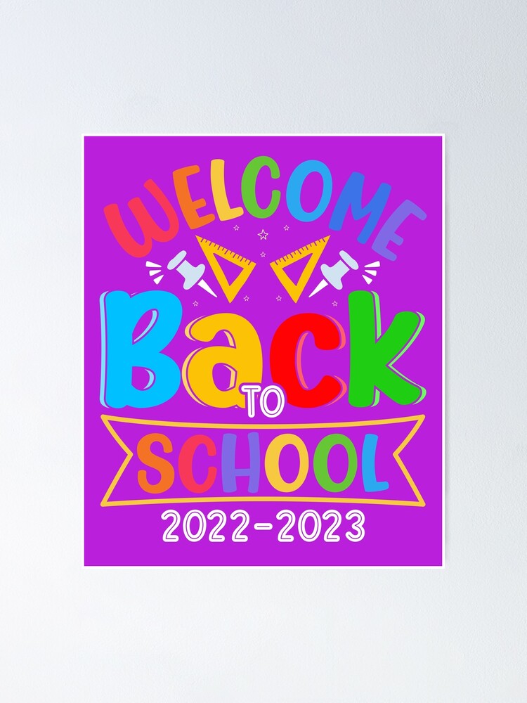 back to school" Poster for Sale by OaiTiger Redbubble