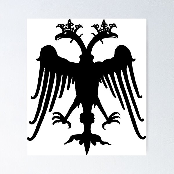 Item preview, Double Headed Eagle Black designed and sold by artofthenorth.