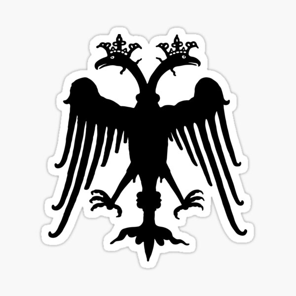 Item preview, Double Headed Eagle Black designed and sold by artofthenorth.