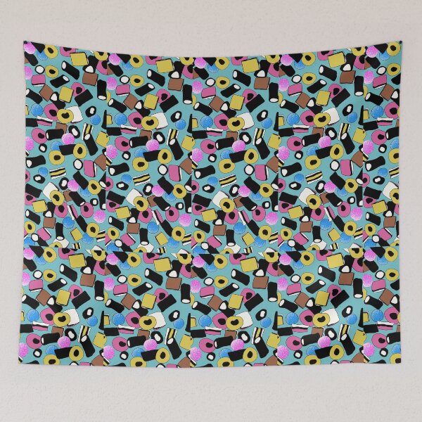 Item preview, Liquorice allsorts print designed and sold by GingerCatCo.