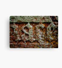 Inscription Canvas Print