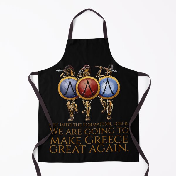 Item preview, Get into the formation, loser. We are going to make Greece great again. - Ancient Greek Spartan Hoplites designed and sold by Styrman.
