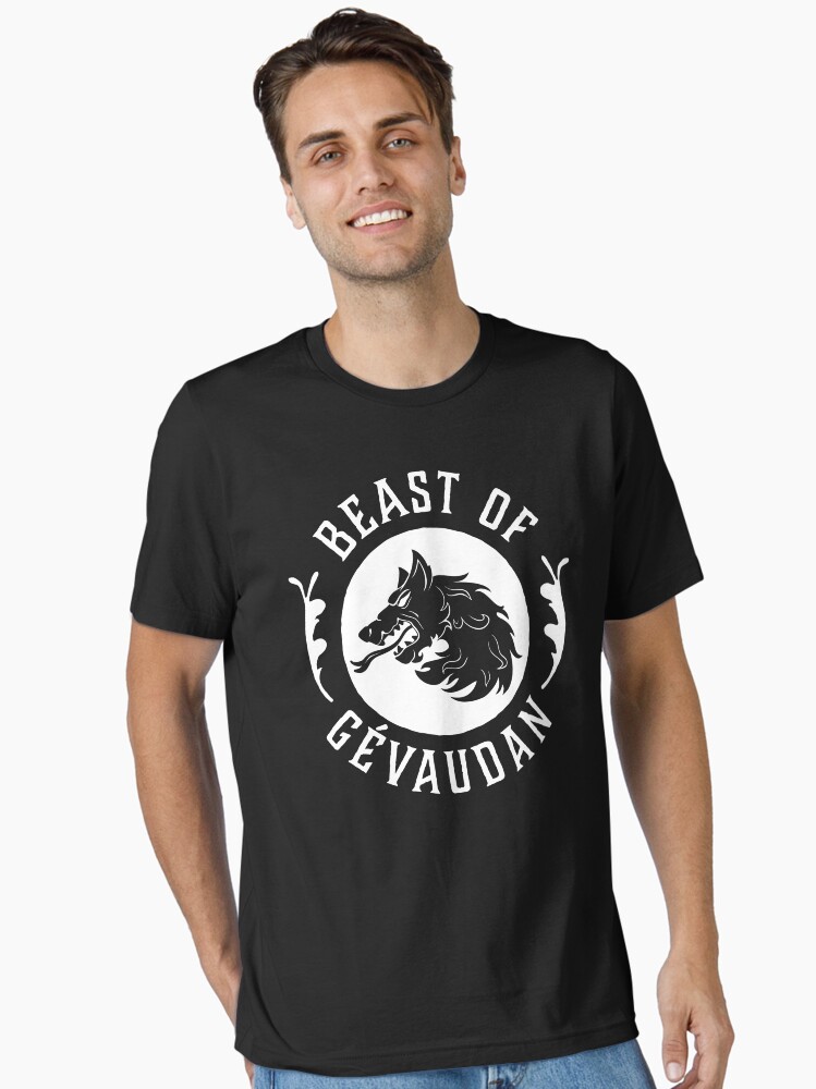 T-shirt essentiel for Sale avec l'œuvre « Bête du Gévaudan Loup