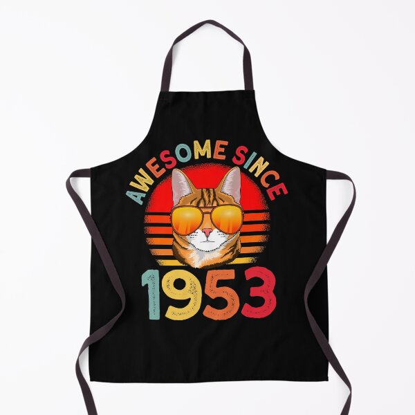 Item preview, Awesome since 1953 Cat vintage 69th Birthday designed and sold by Ibu83.