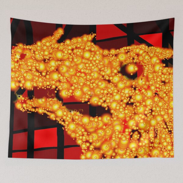 Item preview, Mosaic Pattern With Abstract Sea Dragon Head Artwork40 D1 Production designed and sold by SelfUpgrade.