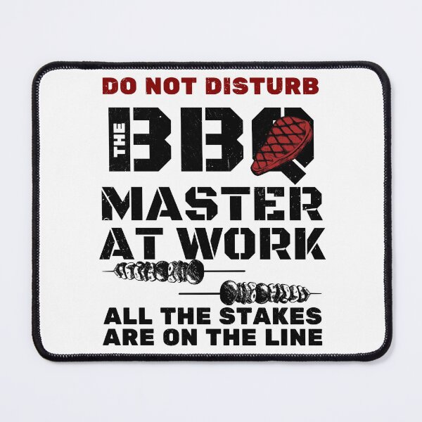 Item preview, do not disturb BBQ master at work designed and sold by Chaos-Touch.