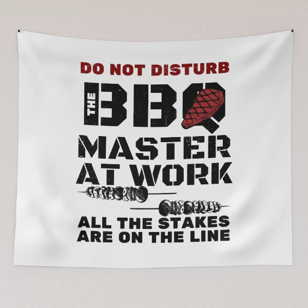 Item preview, do not disturb BBQ master at work designed and sold by Chaos-Touch.