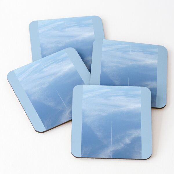 Item preview, Beautiful enchanting blue sky with wispy clouds designed and sold by AIfun135.
