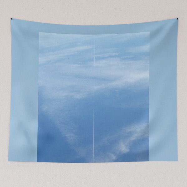 Item preview, Beautiful enchanting blue sky with wispy clouds designed and sold by AIfun135.