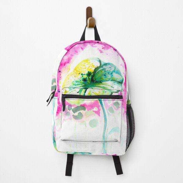 Item preview, Flower Powder Abstract Pink Yellow Green Painting designed and sold by BWGunner.