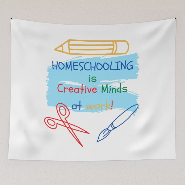 Item preview, Homeschool is creative minds at work designed and sold by AngelaNinette.