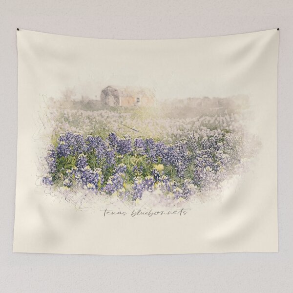 Item preview, Bluebonnet Field Sketch designed and sold by Susan Says.