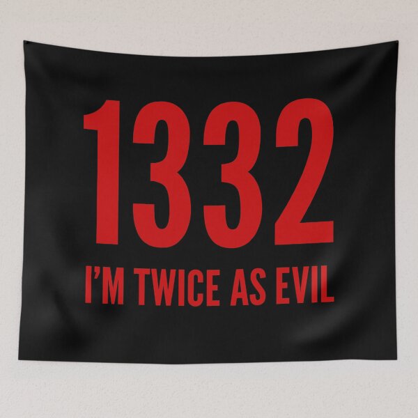 Item preview, 1332 - I'm Twice As Evil designed and sold by IKDG.