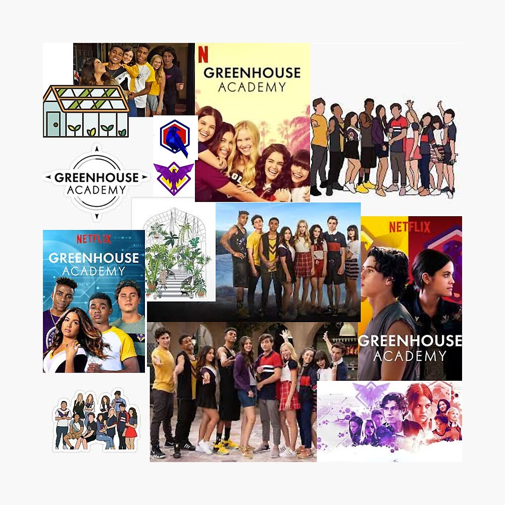 Greenhouse Academy Memorable Moments And Logo Collage Poster For Sale By Stareve Redbubble