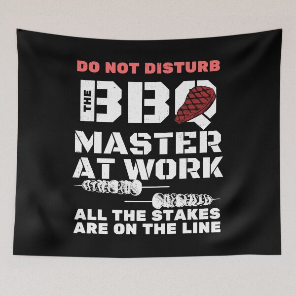 Item preview, Do not disturb BBQ master at work stakes designed and sold by Chaos-Touch.