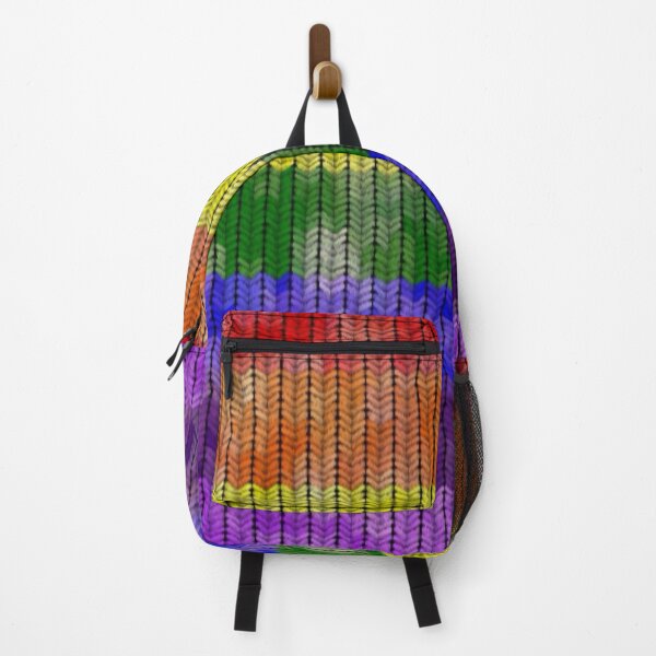 Item preview, Knitted rainbow flag designed and sold by GingerCatCo.