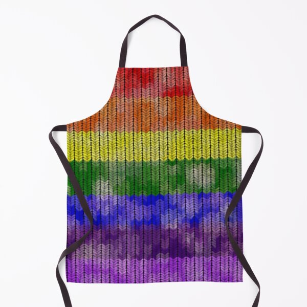 Item preview, Knitted rainbow flag designed and sold by GingerCatCo.