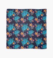 Sea Turtle with Flowers Scarf