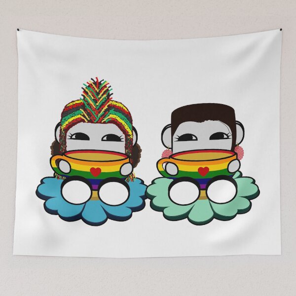 Item preview, Naka Do & Oyo Yo Sips Tea Party Series (Rainbow Tea) designed and sold by Carbon-Fibre Media.