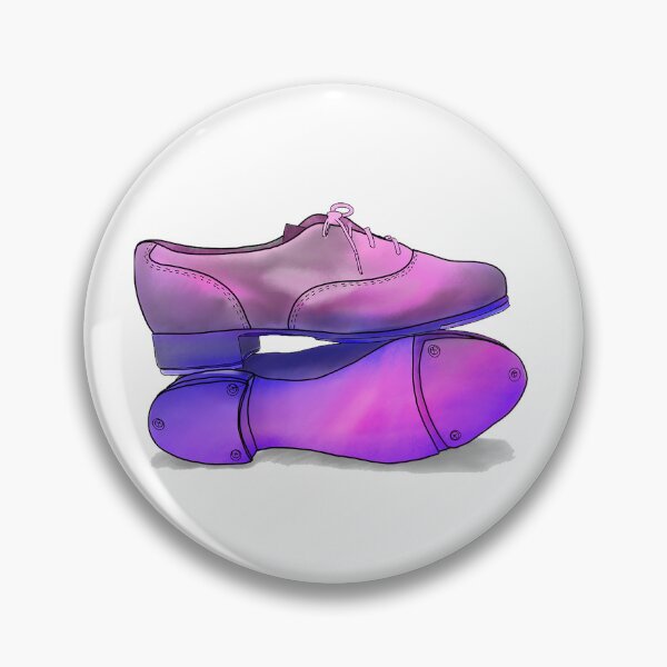 Item preview, Tap Dance Shoes Stacked up in Moody Color designed and sold by Tara Barnaba.