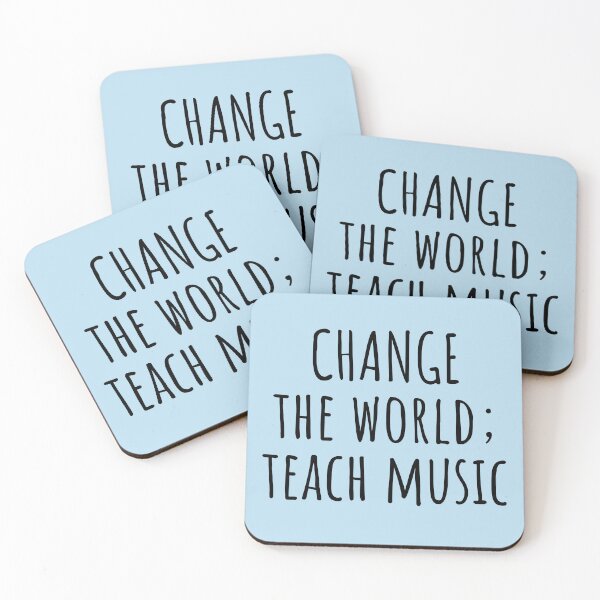 Item preview, Copy of Change The World; Tech Music For Music Lover And Musicians As A Music Teacher designed and sold by Funwithmusic.