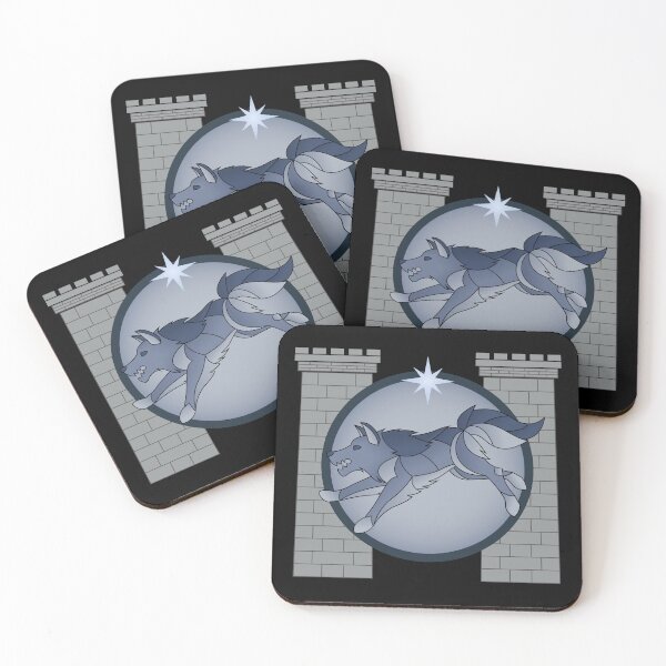 Item preview, Wolf and Towers Emblem - Clear Background designed and sold by HighwaterArt.