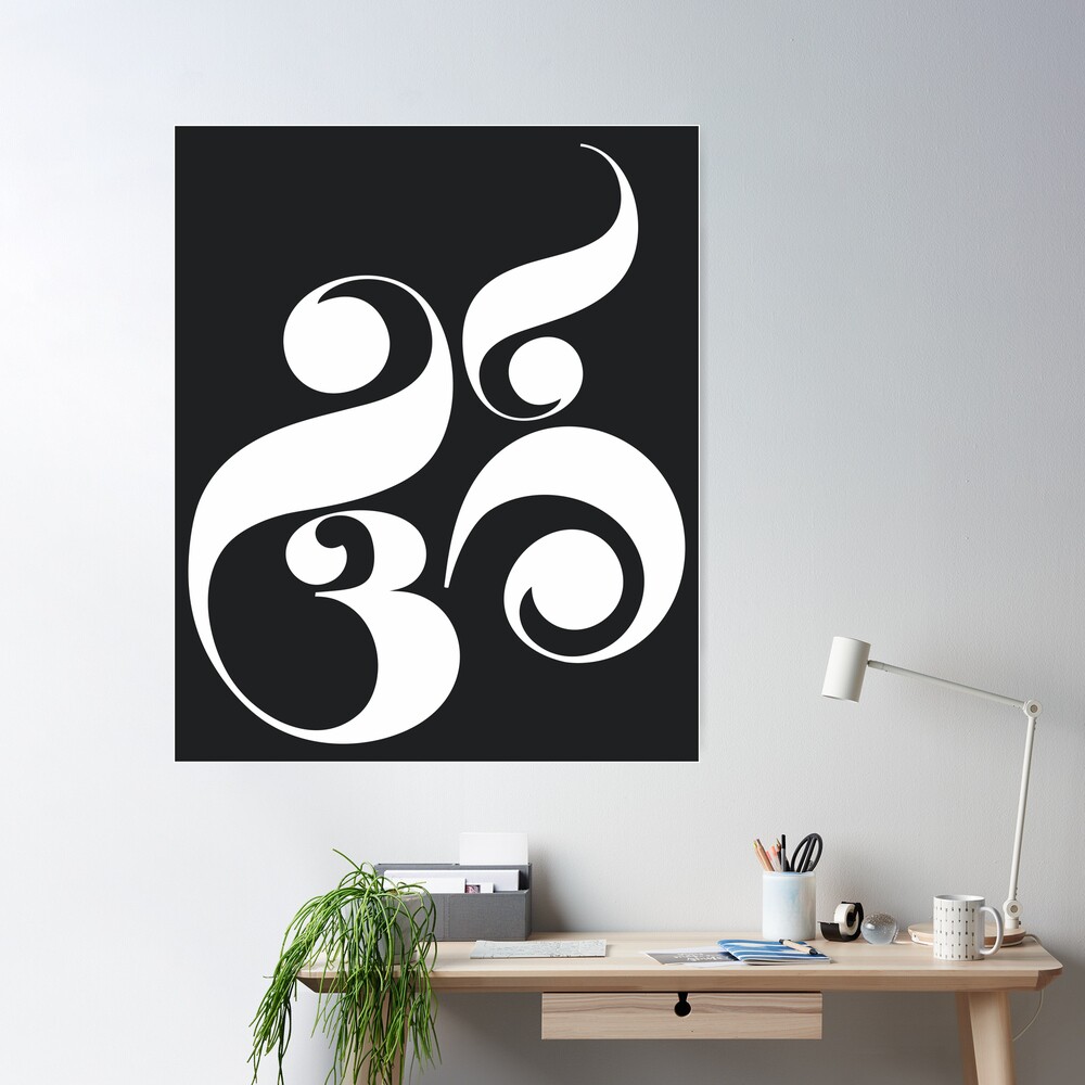 Om Shanti Om poster, Indian Home Decor Printable art, Ohm Shanti print,  Hindu Modern Art, Om art print Sign, Meditation Yoga room decor