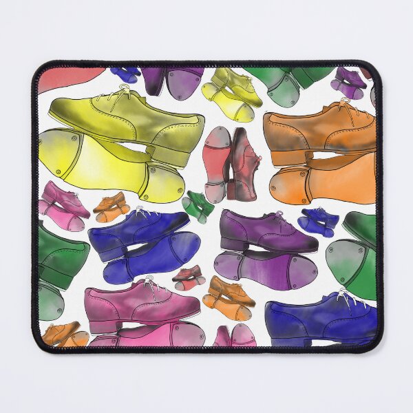 Item preview, Tap Dance Shoes Pattern in Multi designed and sold by Tara Barnaba.