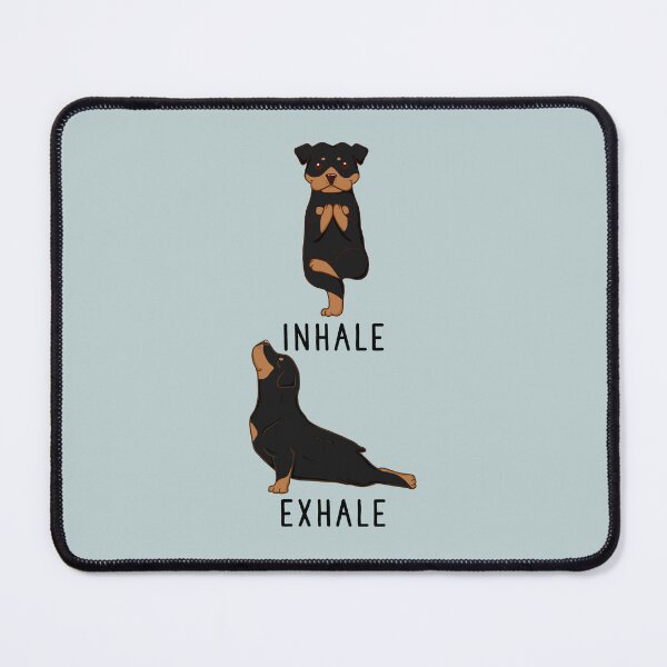 Item preview, Inhale Exhale Rottweiler Rottie Dog Yoga designed and sold by thepawster.