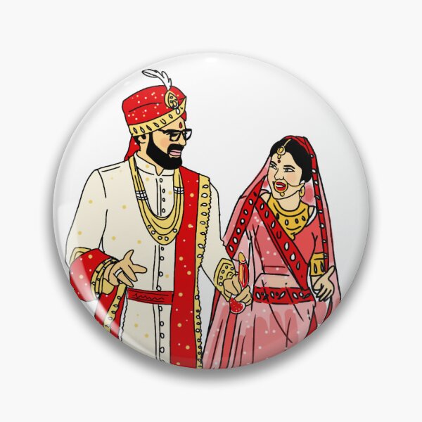 Item preview, Indian Bride and Groom designed and sold by Manisha Mandal.